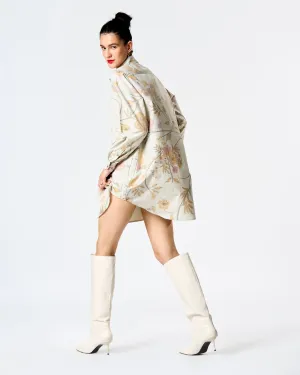 Summer-Shirt Oversized Mint Cotton Silk-Fashion Edit Orchard-WS470CSC535-SUKETDHIR