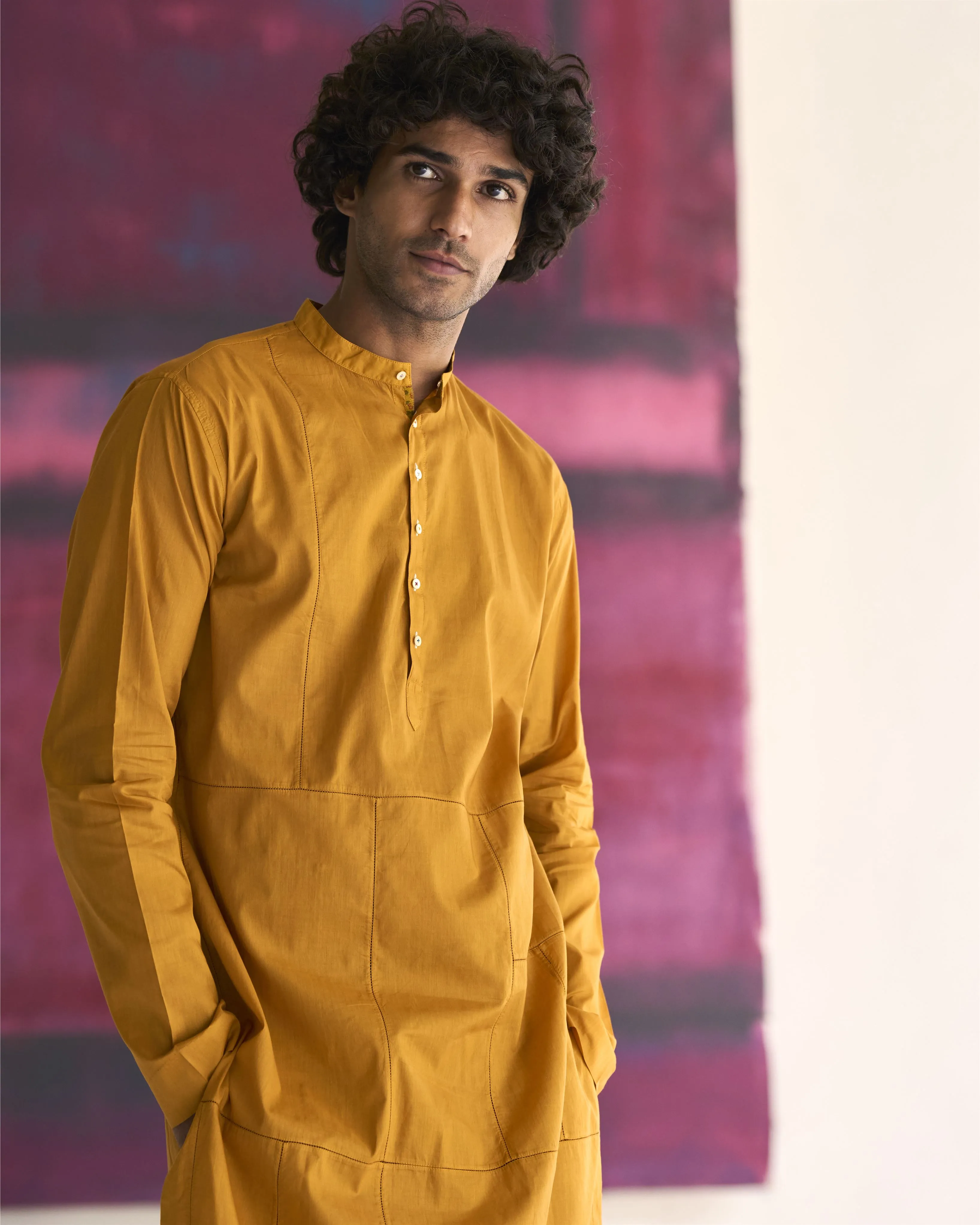 Summer Tunic Kurta Andaaz Lattice Cotton K223MM06 SuketDhir