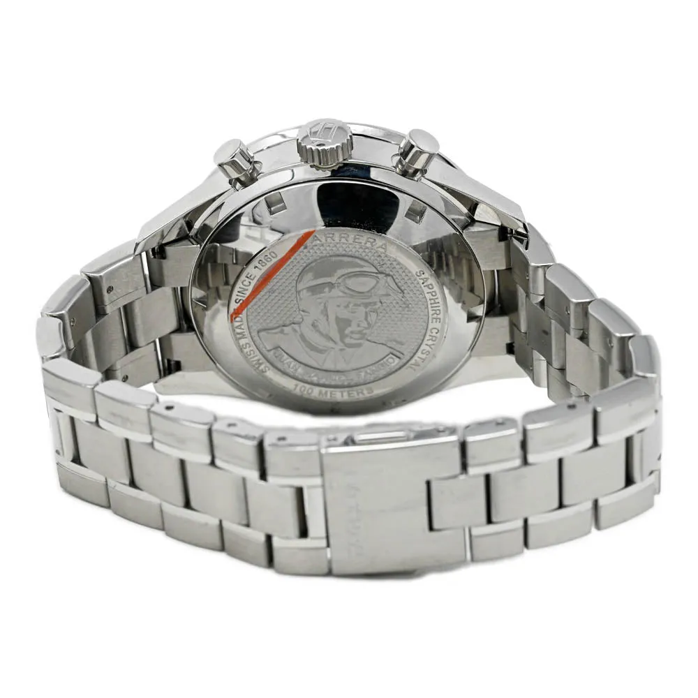 Tag Heuer Men's Carrera Stainless Steel 42mm Grey Chronograph Dial Watch Reference #: CV201AB.BA0794