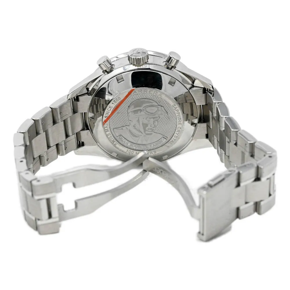 Tag Heuer Men's Carrera Stainless Steel 42mm Grey Chronograph Dial Watch Reference #: CV201AB.BA0794