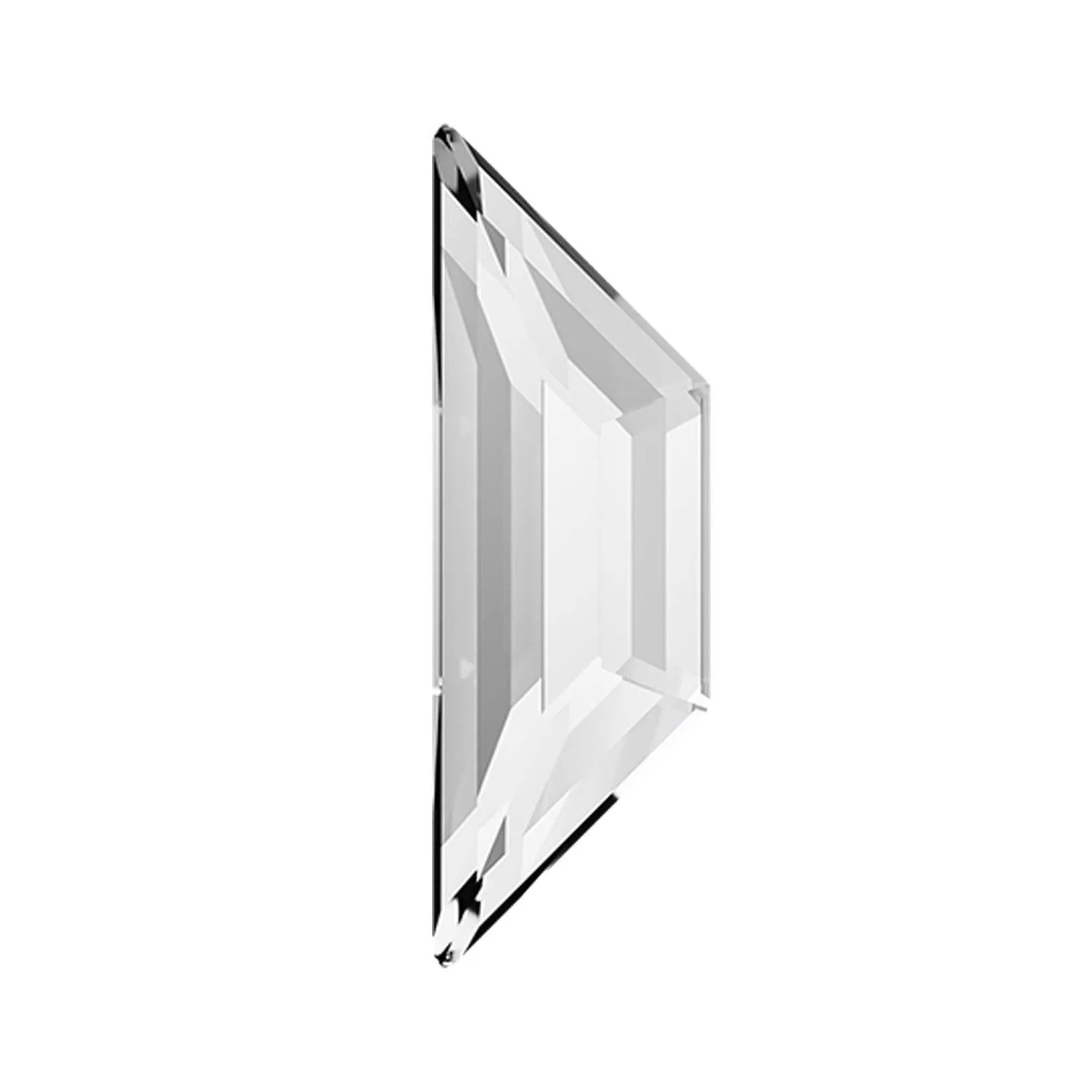 TRAPEZE FLAT BACK - CRYSTAL