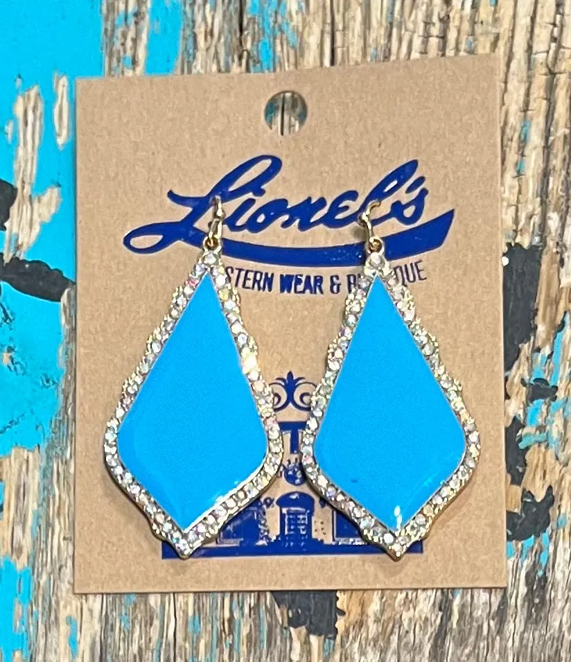 Turquoise Kendra Look Earrings for the Holiday