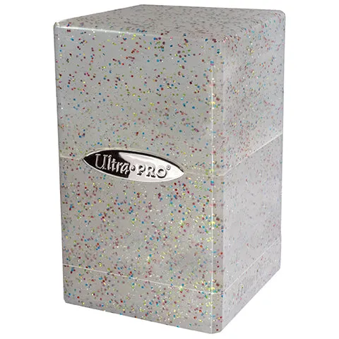 Ultra Pro Satin Tower - Glitter Black