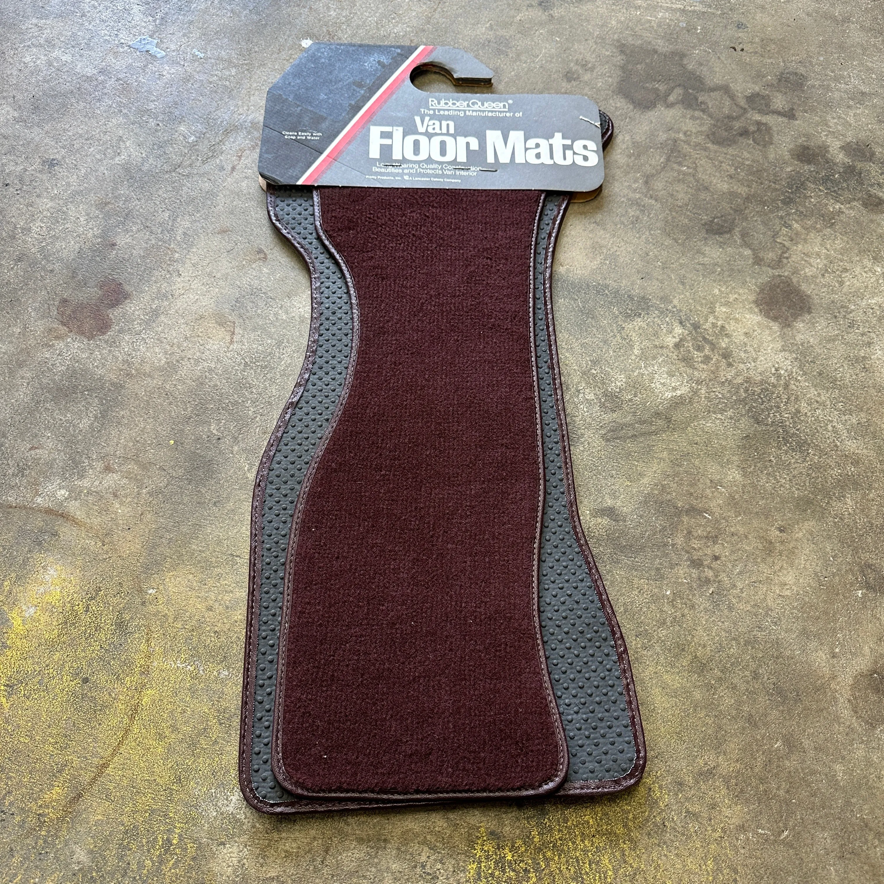 Vintage 2pc Carpet Floor Mats - 83-95 Chevy/GMC Vans