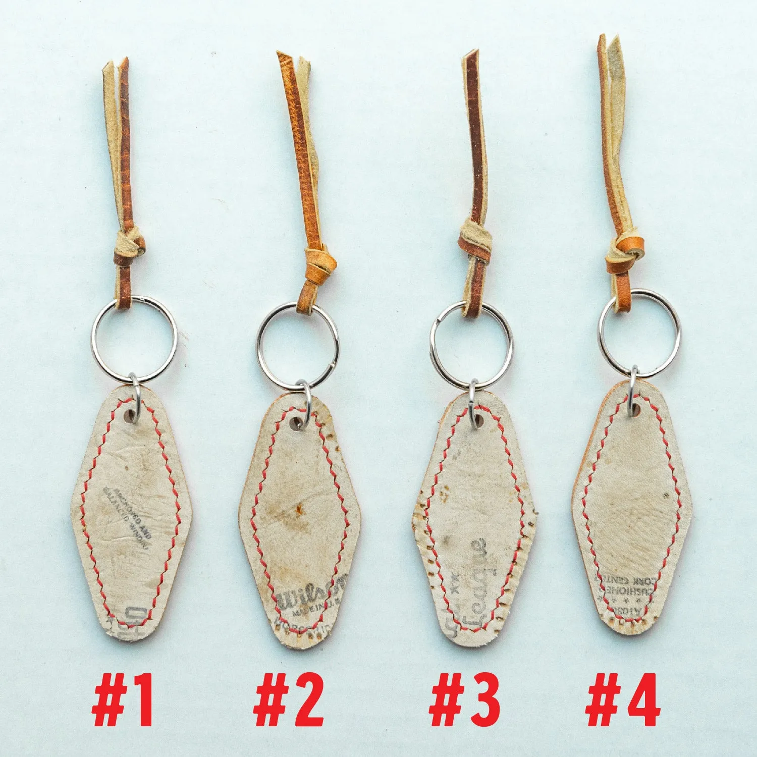 Vintage Baseball Glove Key Fob