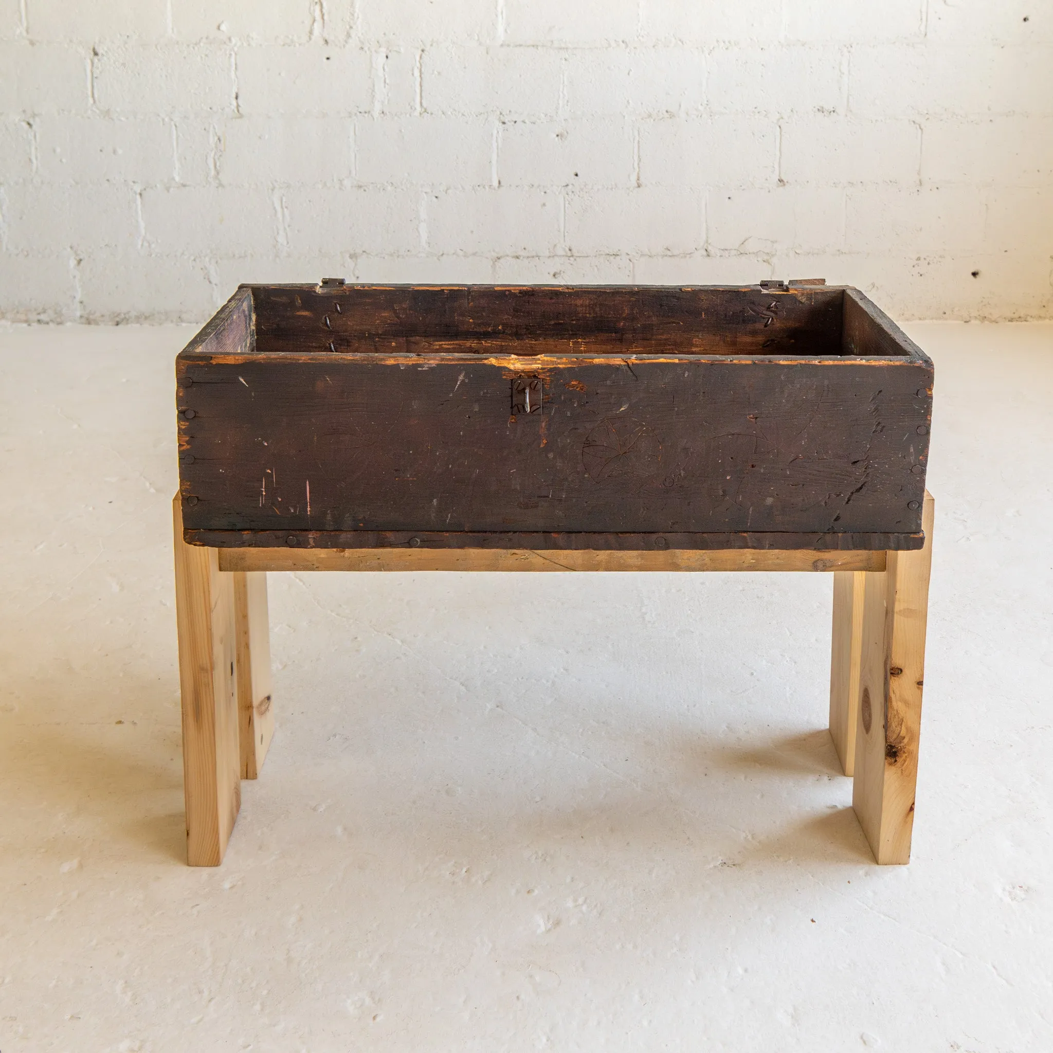 Vintage Chest Accent Table