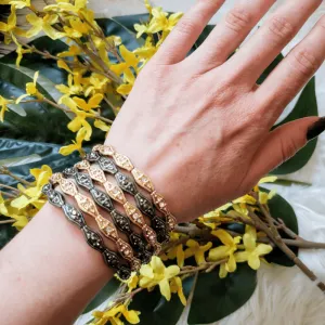Vintage - Gold & Gunmetal Bracelet