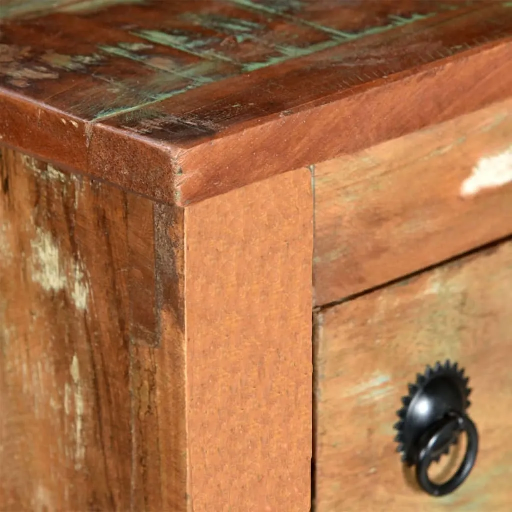 Vintage Reclaimed Wood Wine Rack for 9 Bottles
