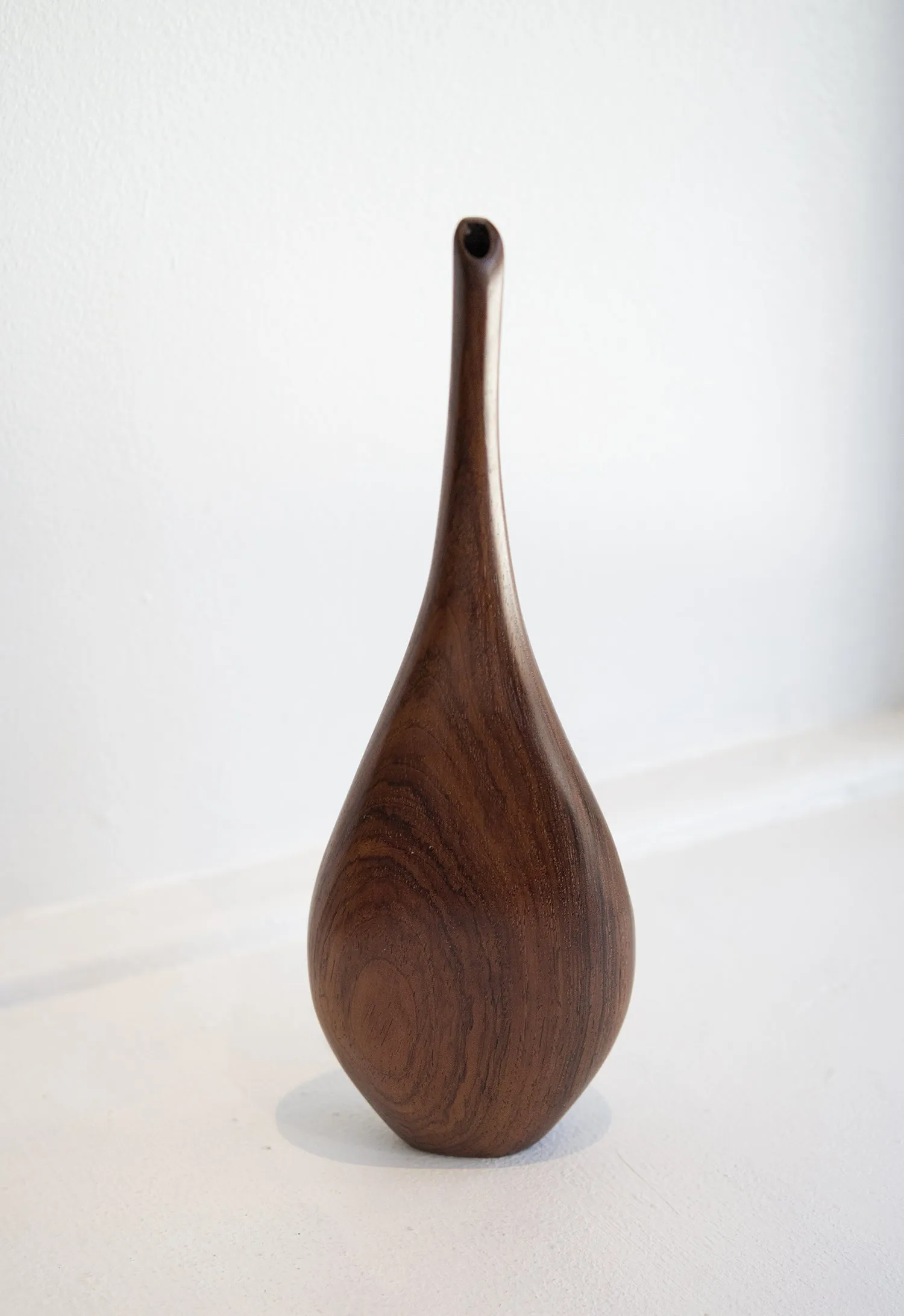 Vintage Rosewood Bud Vase