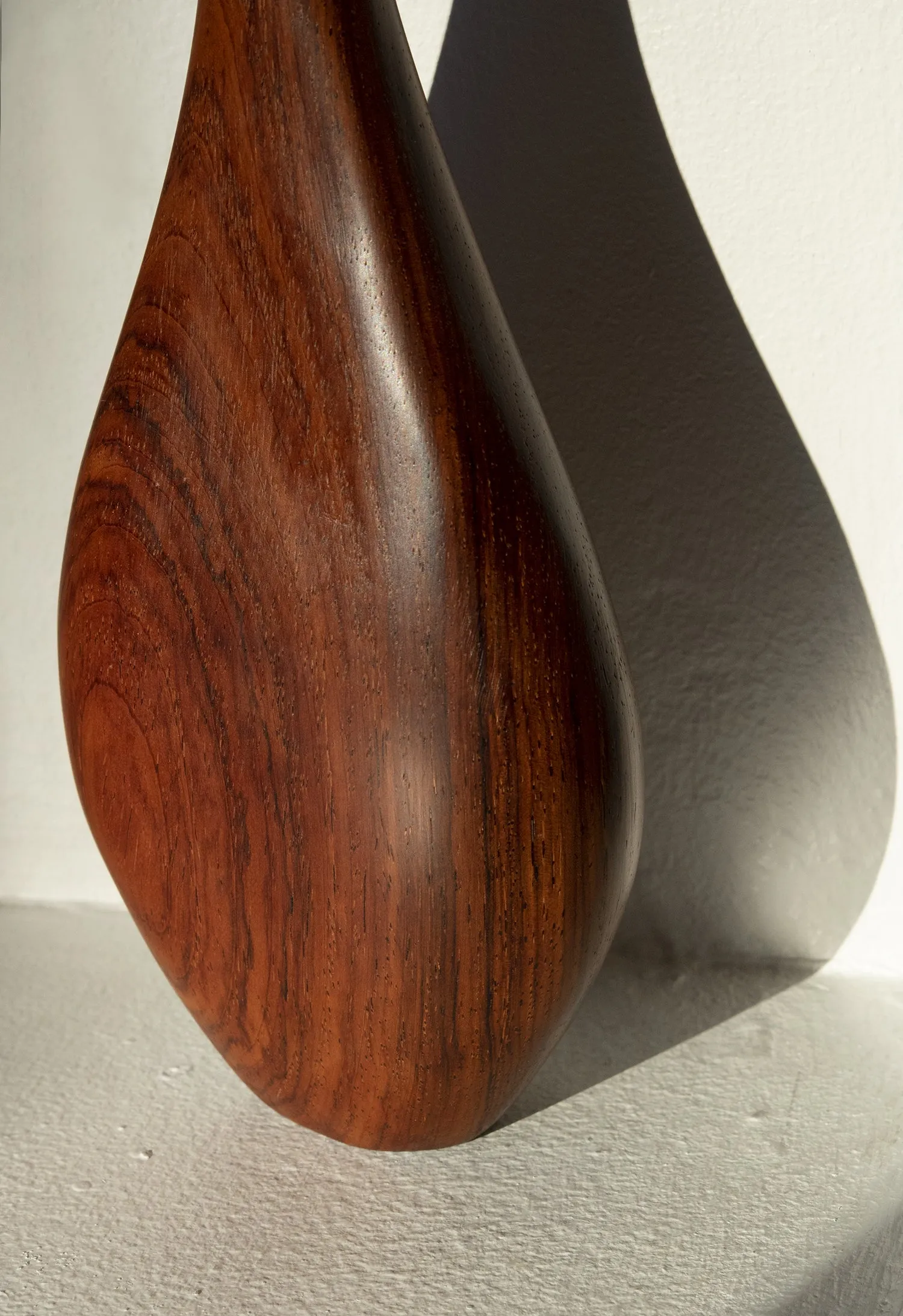 Vintage Rosewood Bud Vase