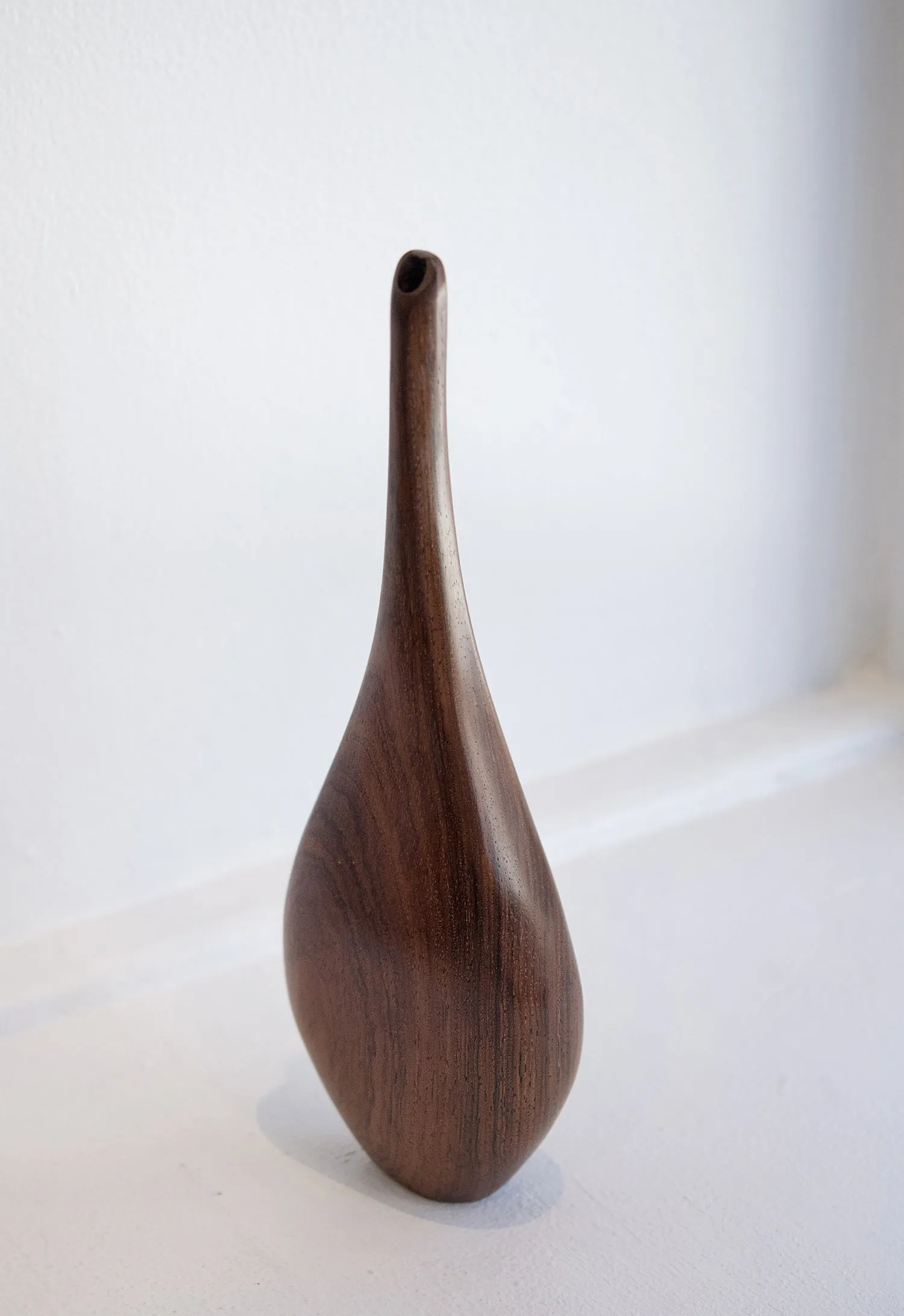 Vintage Rosewood Bud Vase