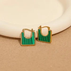Vintage Square Earrings
