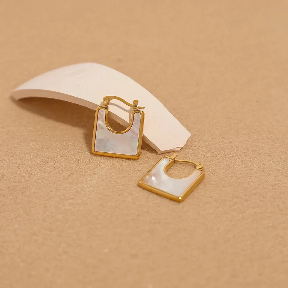 Vintage Square Earrings