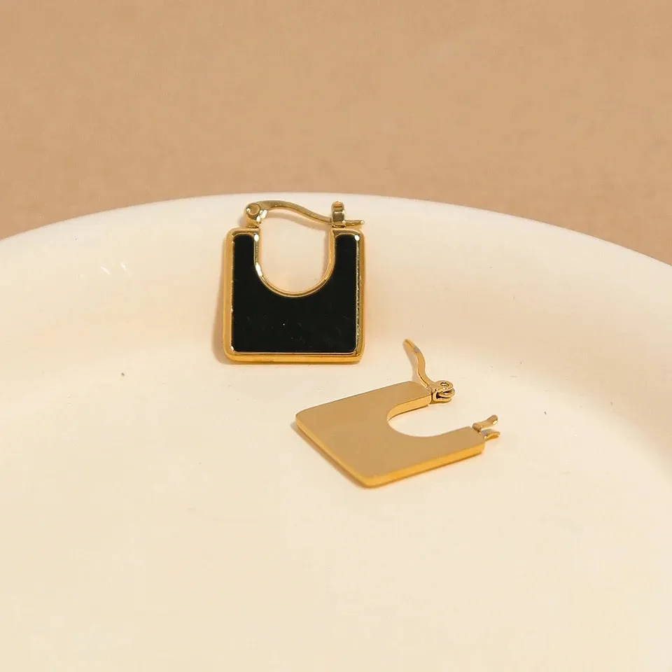 Vintage Square Earrings