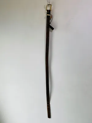 Vintage YSL Yves Saint Laurent Brown Leather Belt