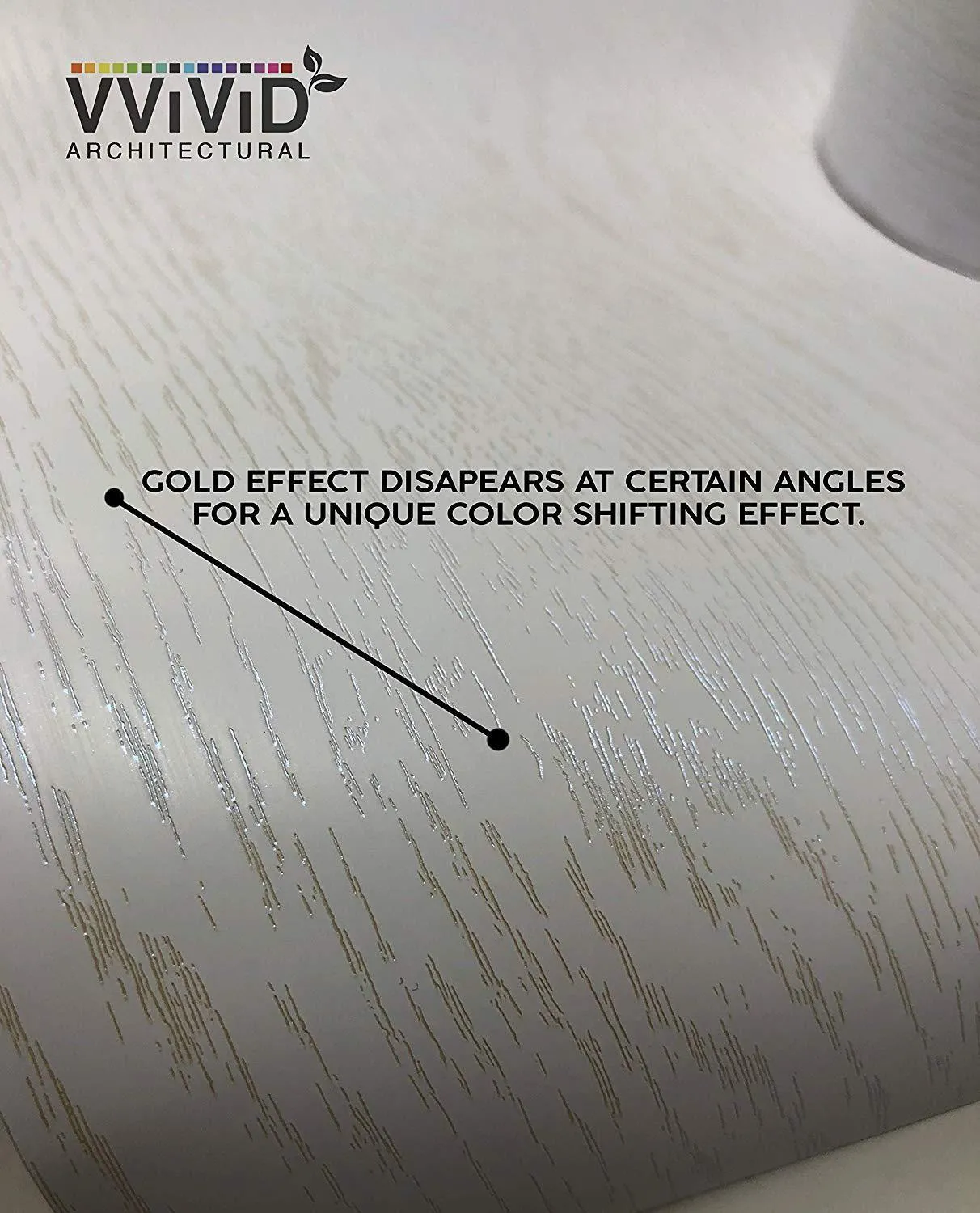 VViViD Unicorn White Wood Architectural Film
