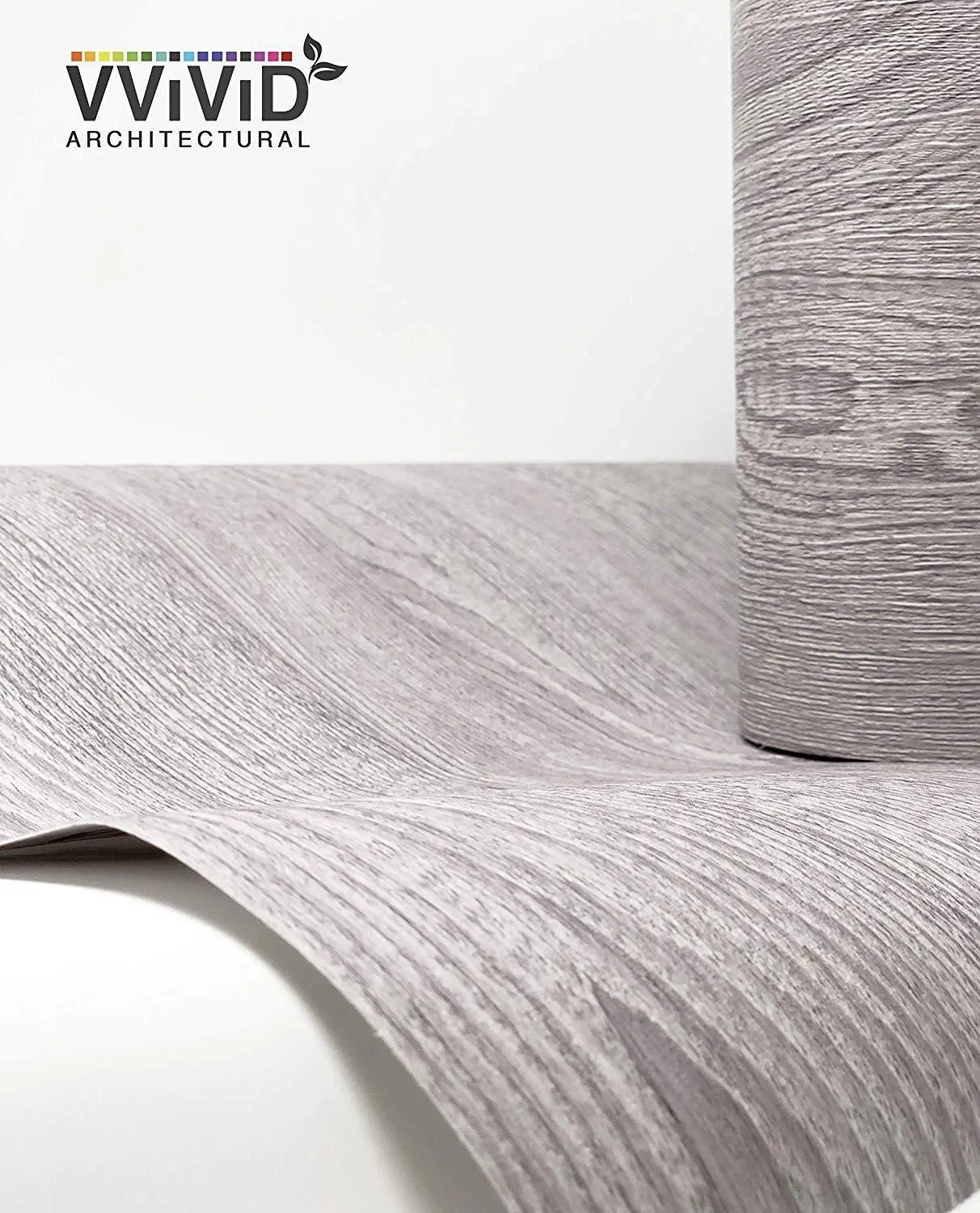 VViViD Vintage Light Grey Wood Architectural Film