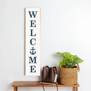 Welcome Anchor Barn Wood Sign