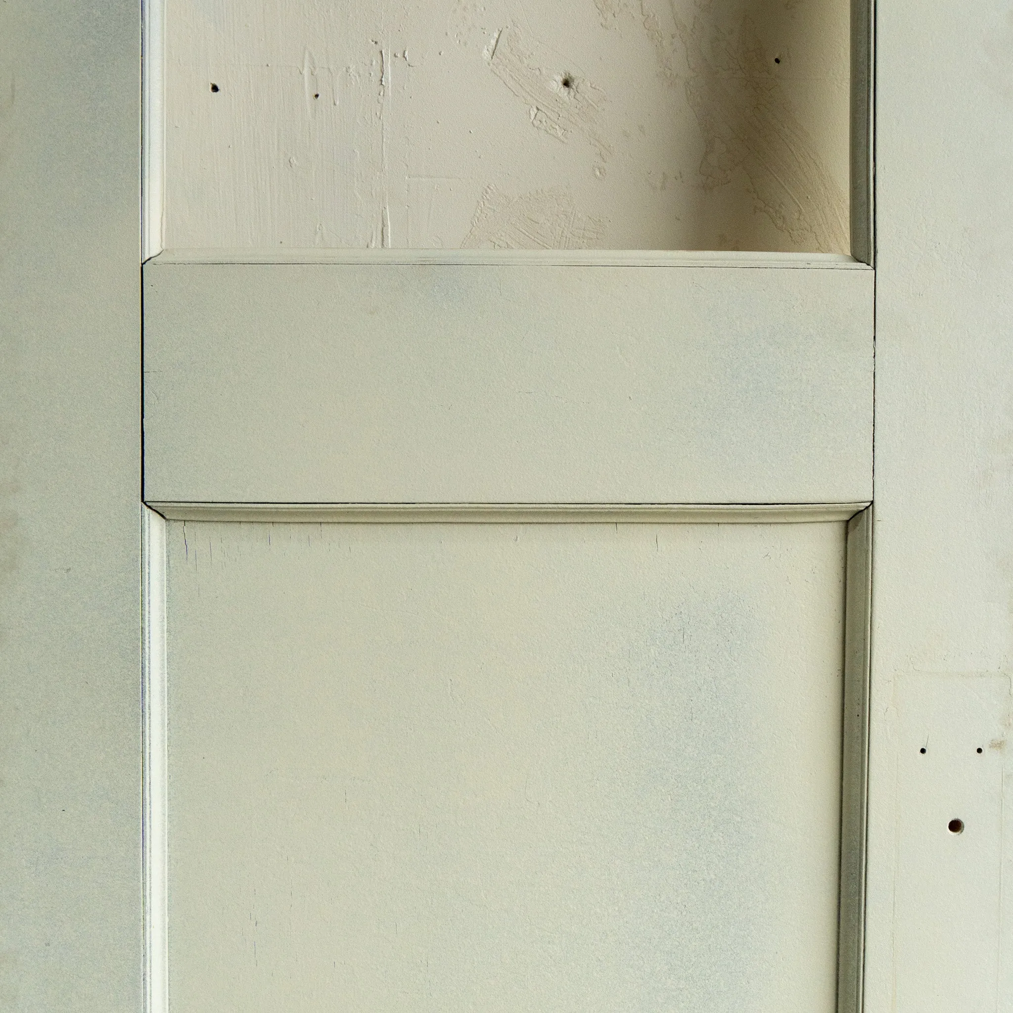 White Flower Rosette Door