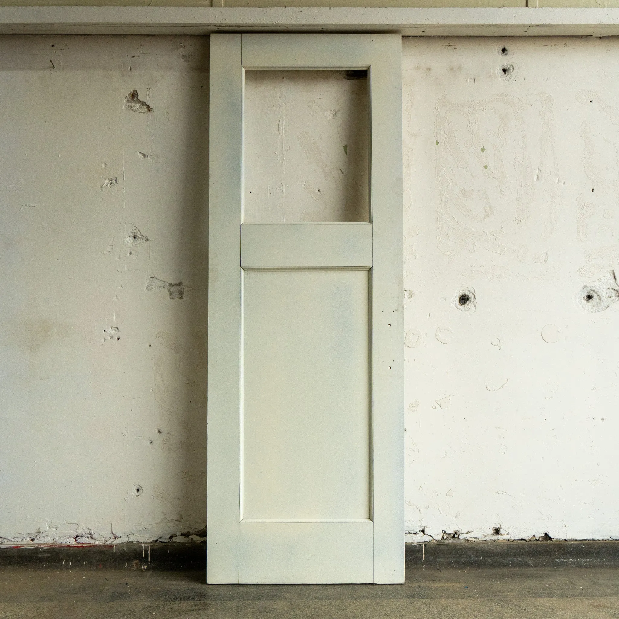 White Flower Rosette Door