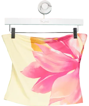 White Fox More For Me Top Coral Pink UK L