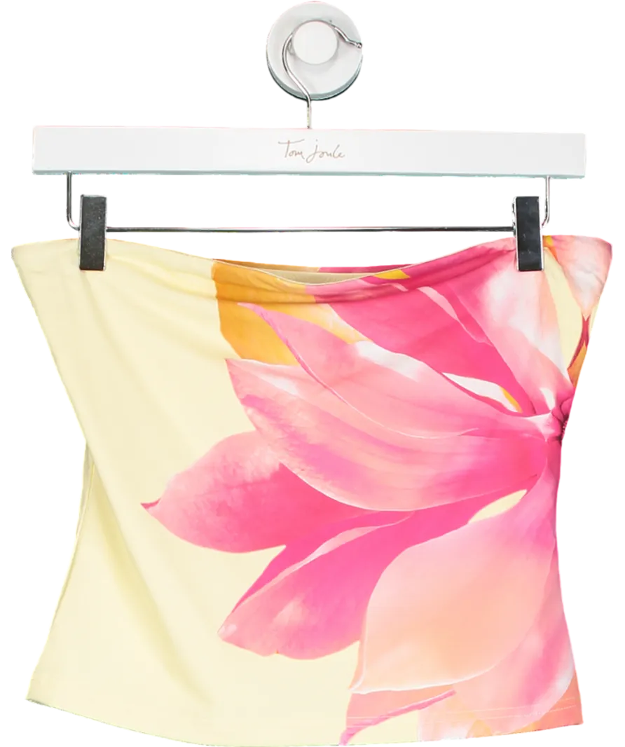 White Fox More For Me Top Coral Pink UK L