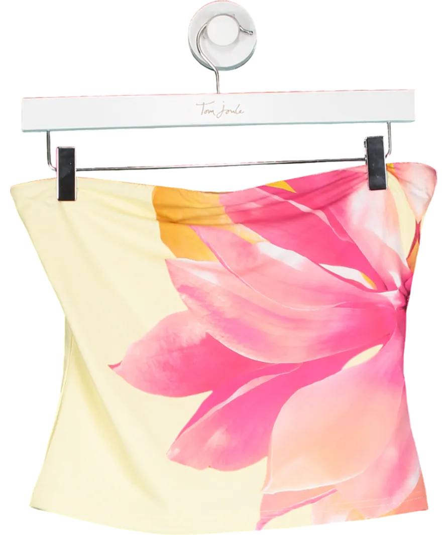 White Fox More For Me Top Coral Pink UK L