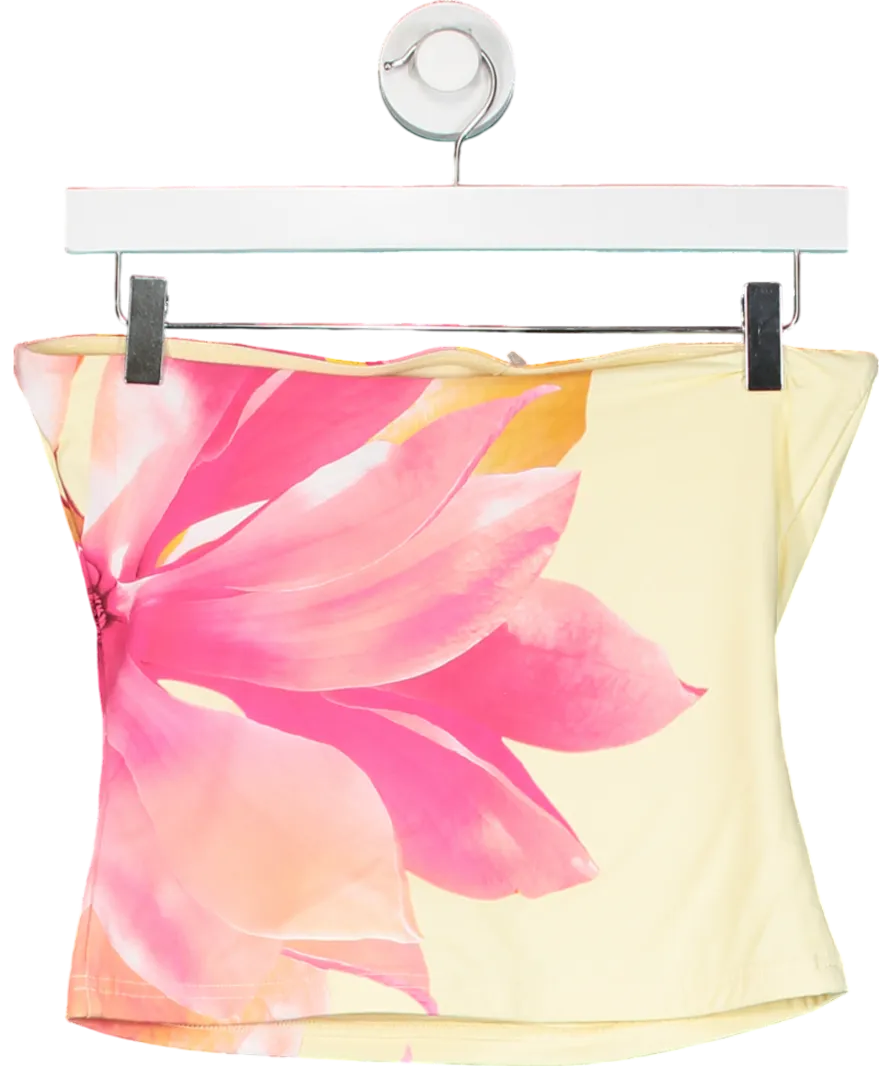 White Fox More For Me Top Coral Pink UK L
