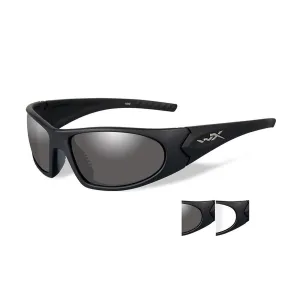 Wiley X Romer 3 Sunglasses Two Lens Matte Black Frame