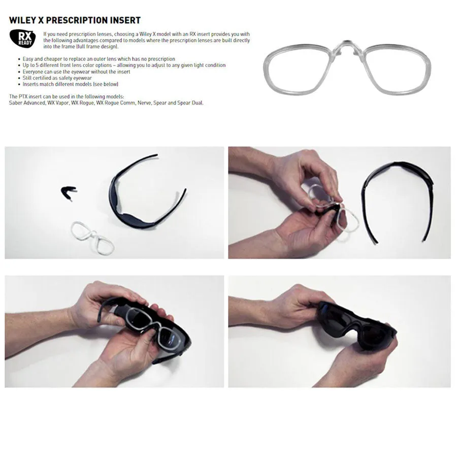 Wiley X Vapor 2.5 Three Lens with Matte Black Frame