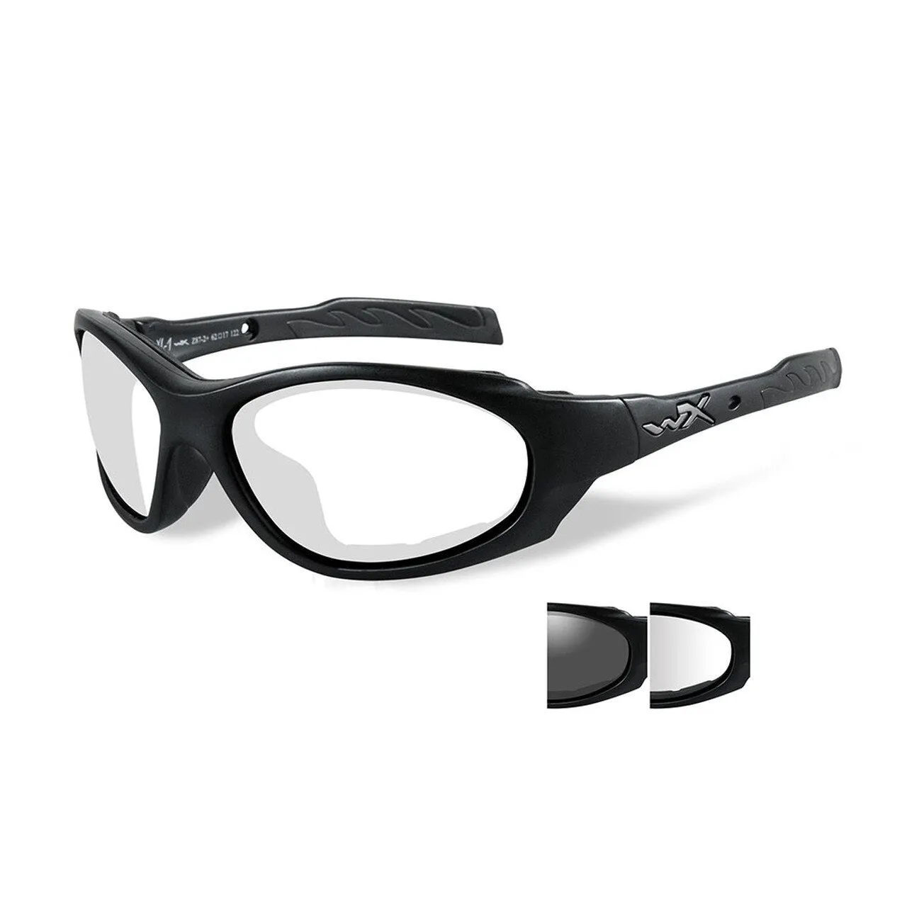 Wiley X XL1 Sunglasses Two Lens Matte Black Frame