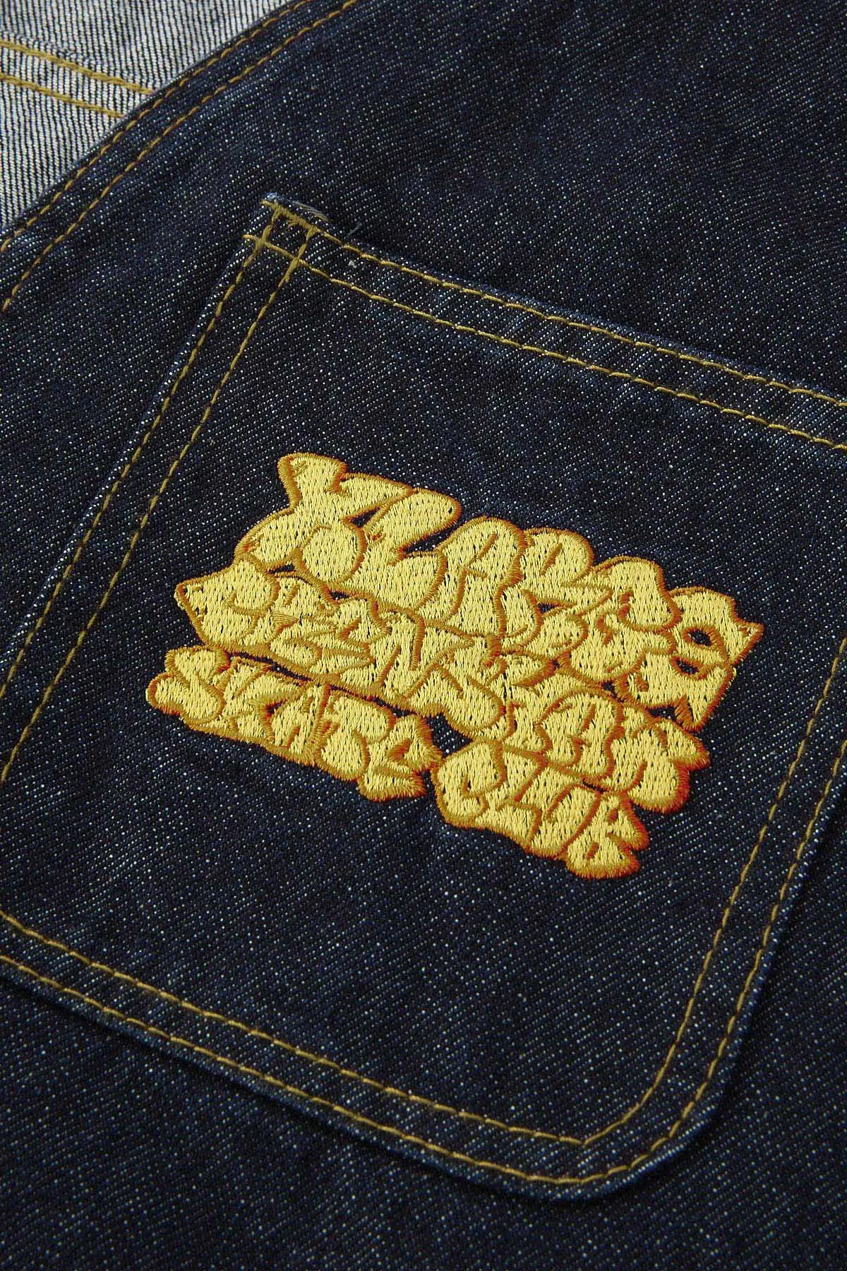 XLARGE x CSC DENIM VEST - INDIGO