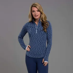 Zero Restriction Shae Zip Mock - Jet Set