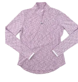 Zero Restriction Shae Zip Mock - Lilac Print